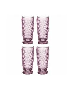 Villeroy & Boch Ston Rose Highball, Set Of 4