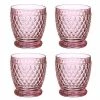 Villeroy & Boch Ston Rose Double Old Fashioned, Set Of 4