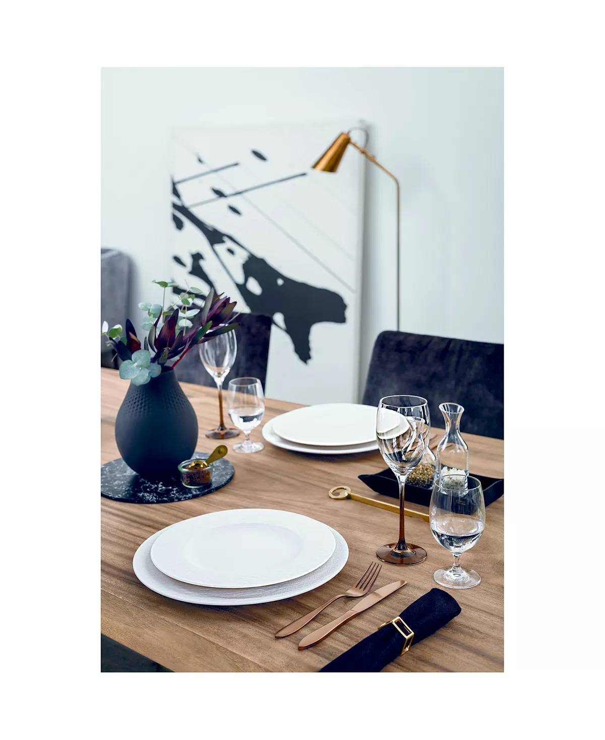 Villeroy & Boch Manufacture Rock Coupe Salad Plate 4 Villeroy & Boch Manufacture Rock Coupe Salad Plate - Image 2