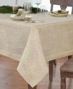 Villeroy & Boch La Classica Luxury Metallic Linen Fabric Tablecloth, 70x146 -Villeroy & Boch Shop 14311085 fpx