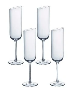 Villeroy & Boch New Moon Flute Champagne Set Of 4