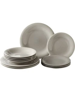 Villeroy & Boch Color Loop Stone Grey 12 Piece Starter Set