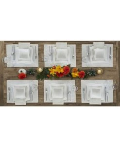 Villeroy & Boch New Wave Metallic Border Linen Placemat, Set Of 4, 14 X 20 -Villeroy & Boch Shop 17601441 fpx