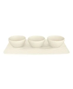Villeroy & Boch Manufacture Rock Dip Bowl & Tray 4 Piece Set -Villeroy & Boch Shop 18140532 fpx