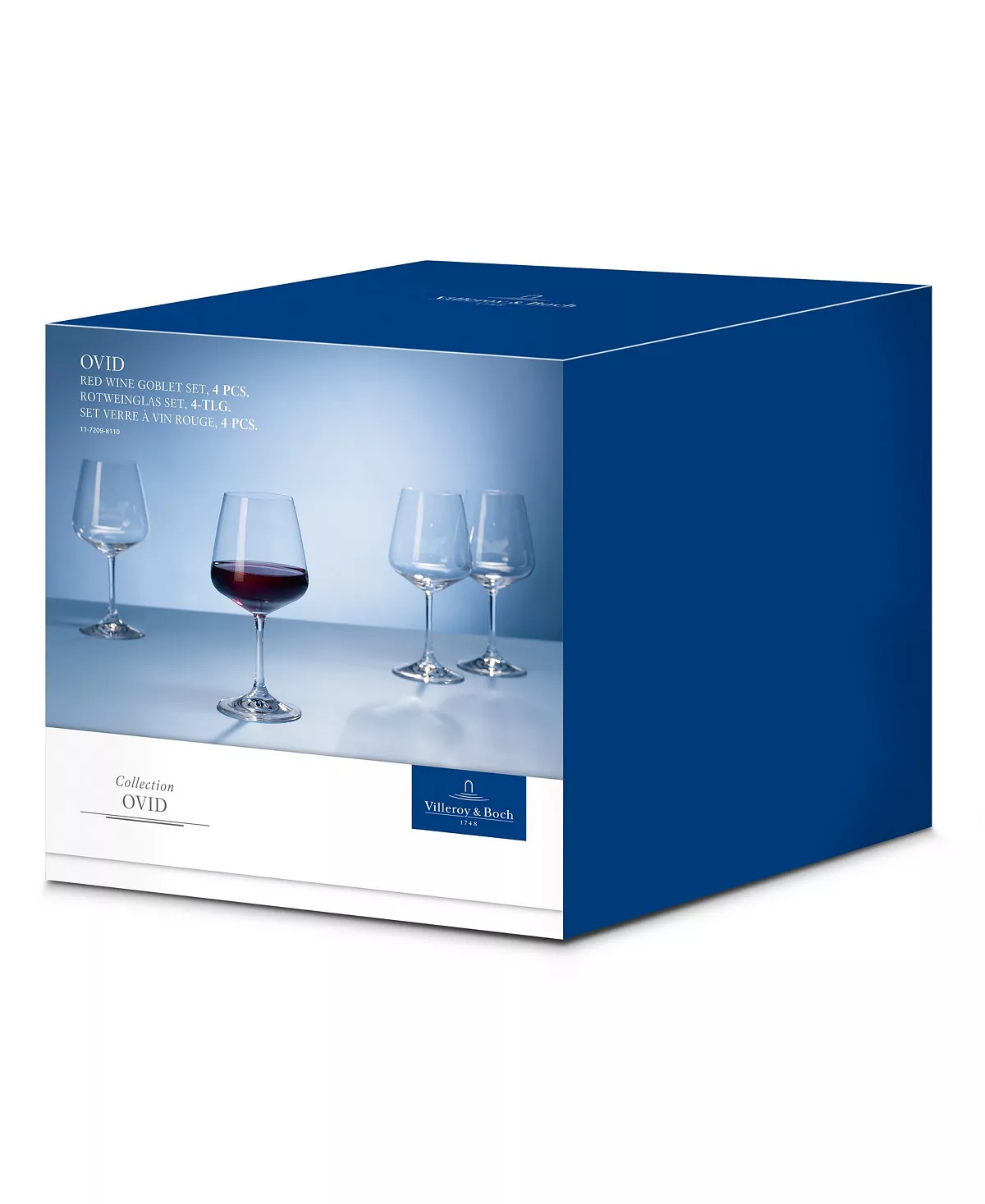 Villeroy & Boch Ovid Red Wine Glass, Set Of 4 5 Villeroy & Boch Ovid Red Wine Glass, Set Of 4 - Image 3