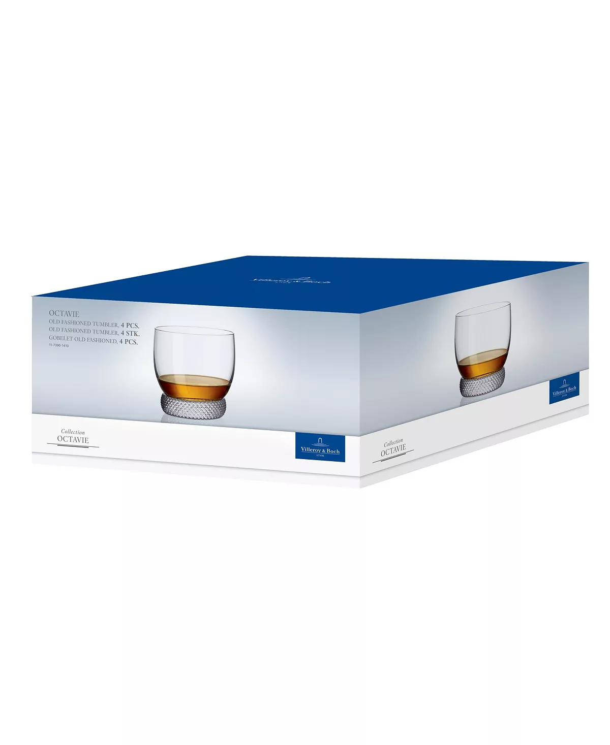 Villeroy & Boch Octavie Double Old Fashioned And Tumbler Glass, 12 Oz 5 Villeroy & Boch Octavie Double Old Fashioned And Tumbler Glass, 12 Oz - Image 3