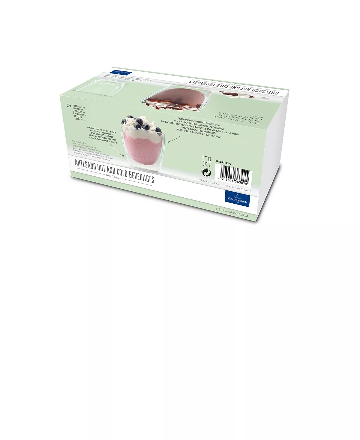 Villeroy & Boch Artesano Hot Beverage Med Tumbler Pair 5 Villeroy & Boch Artesano Hot Beverage Med Tumbler Pair - Image 3