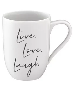 Villeroy & Boch Statement Live Laugh Love Mug