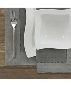Villeroy & Boch New Wave Metallic Border Linen Placemat, Set Of 4, 14 X 20 -Villeroy & Boch Shop 21299288 fpx