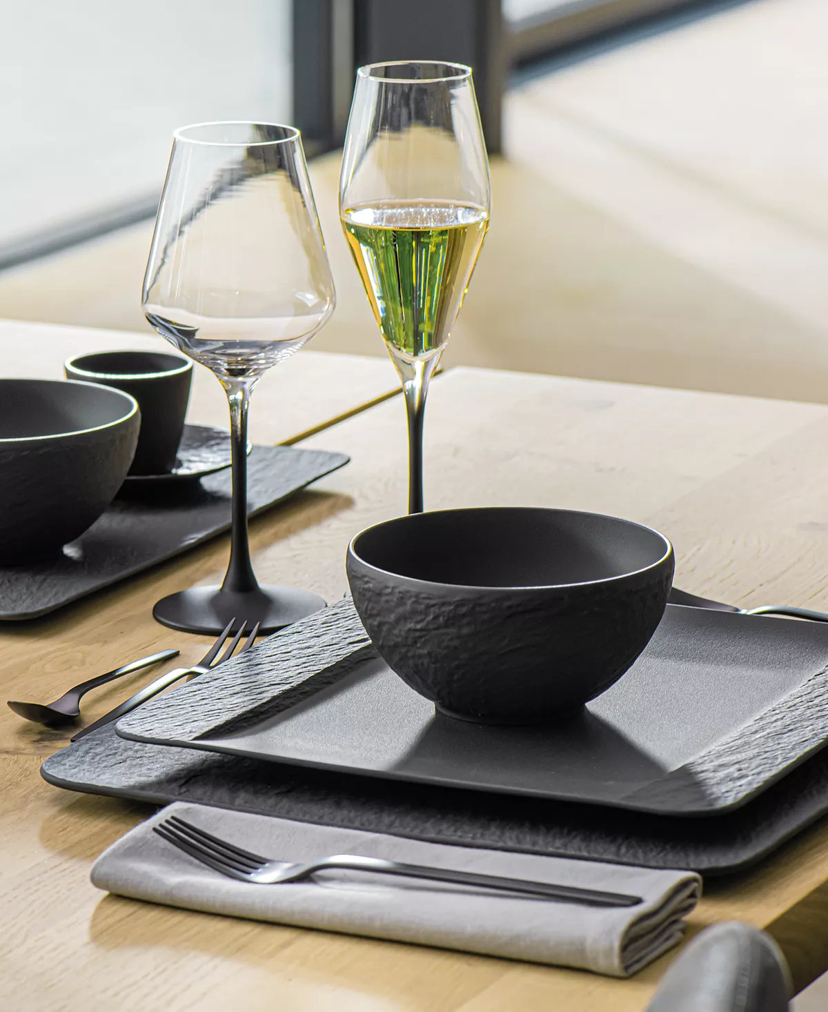 Villeroy & Boch Manufacture Rock Dinner Plate Square 5 Villeroy & Boch Manufacture Rock Dinner Plate Square - Image 3