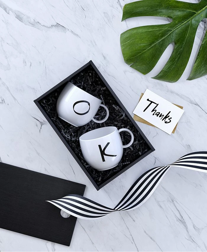 Villeroy & Boch CLOSEOUT! Porcelain Letter Mug 6 Villeroy & Boch CLOSEOUT! Porcelain Letter Mug - Image 4