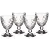 Villeroy & Boch 14 Oz Boston Crystal Goblet, Set Of 4