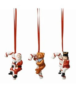 Villeroy & Boch Candy Cane Nostalgic Ornaments, Set Of 3