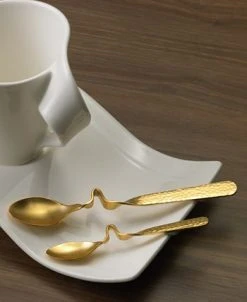 Villeroy & Boch Flatware, New Wave Caffe Gold Coffee Spoon -Villeroy & Boch Shop 22337846 fpx