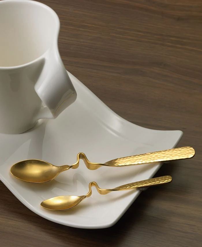 Villeroy & Boch Flatware, New Wave Caffe Gold Espresso Spoon 6 Villeroy & Boch Flatware, New Wave Caffe Gold Espresso Spoon - Image 4