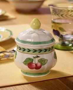 Villeroy & Boch Dinnerware, French Garden Premium Porcelain Fleurence Sugar Bowl -Villeroy & Boch Shop 22337924 fpx