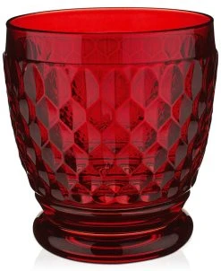 Villeroy & Boch Drinkware, Red Boston Double Old-Fashioned Glass