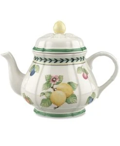Villeroy & Boch French Garden Fleurence Teapot, Premium Porcelain